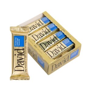 David Chocolate Chip Cookie Dough Protein Bar 12ct